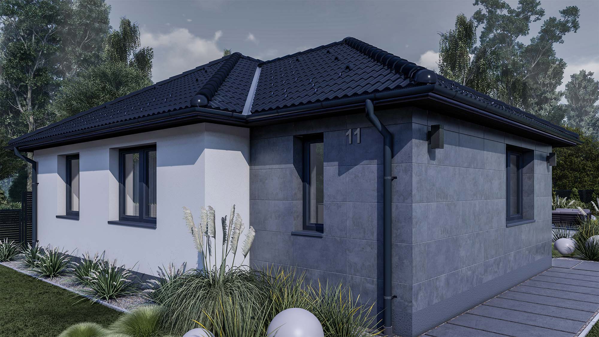 110 m2 ház (3 hálószoba + nappali) normál - Családi házak építése ...