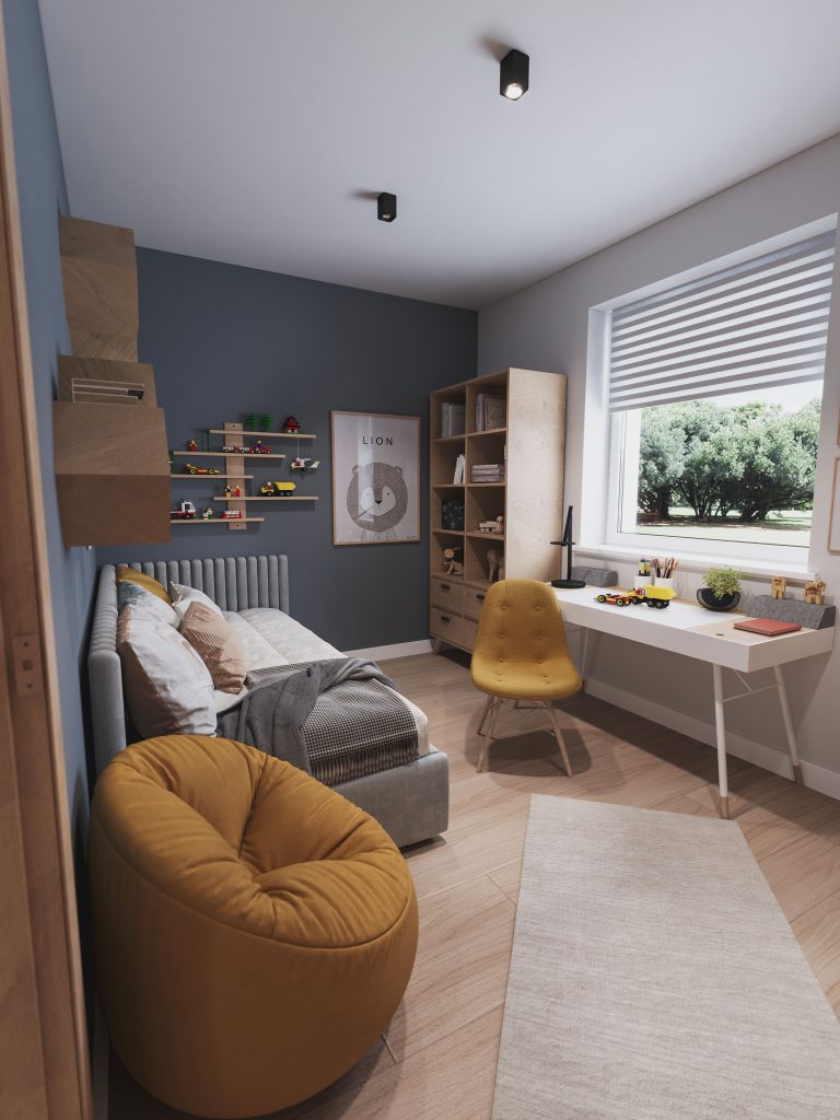 90 m2 ház (3 hálószoba + nappali) normál